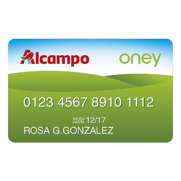 tarjeta alcampo