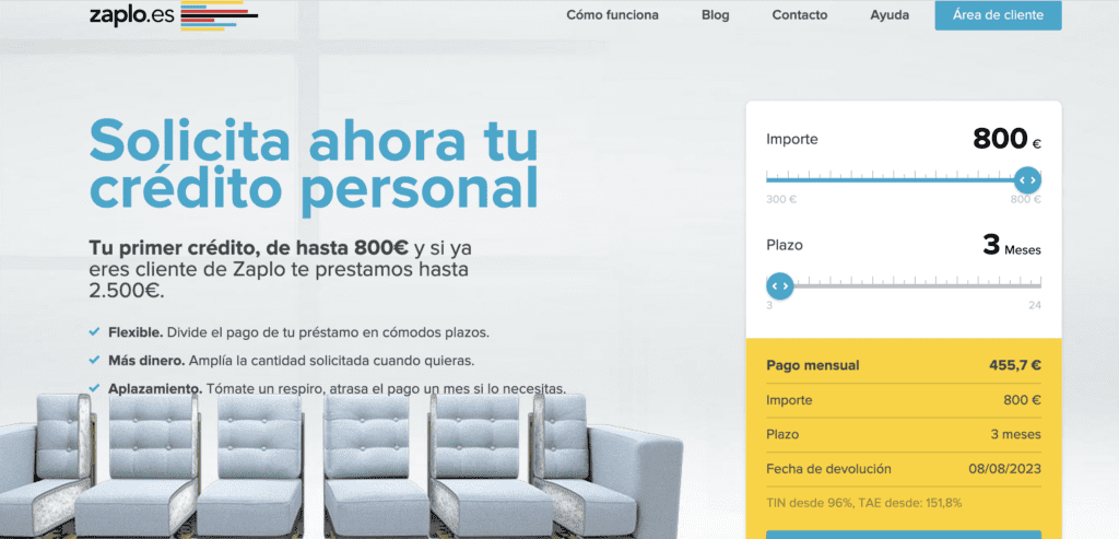 ZAPLO DE 4FINANCE USURA