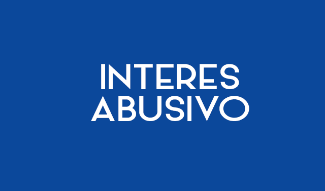 los intereses abusivos con usura son imorales