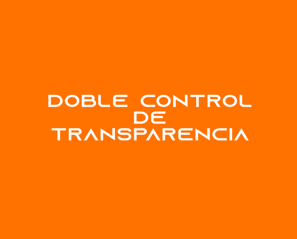 doble control de transparecia en los prestamos